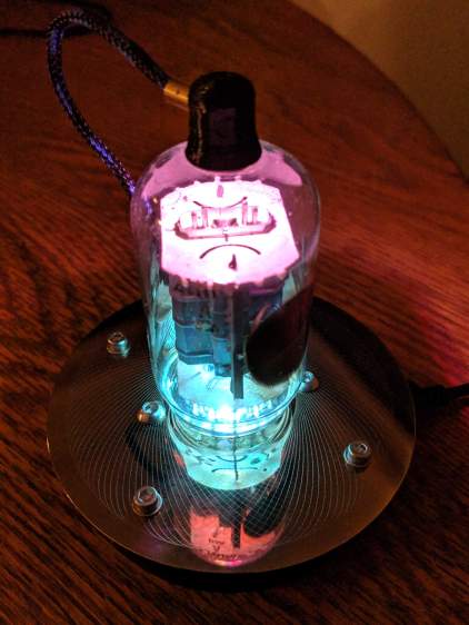 21HB5A - Guilloche platter - dark