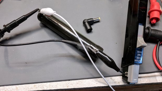 Power supply load test - 100 ohm resistor