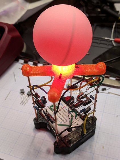 Astable RGB LED - red phase