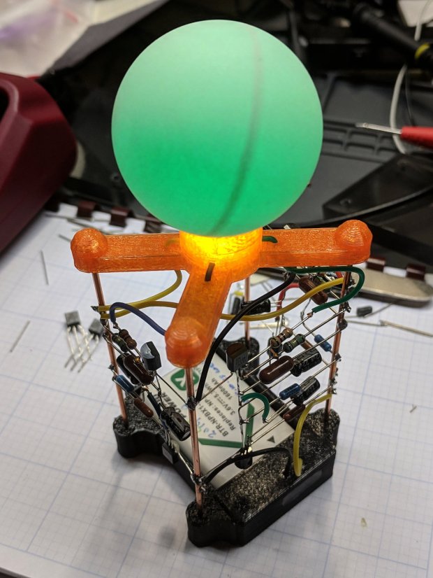 Astable RGB LED - green phase