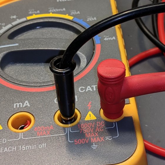 Multimeter probe - repaired
