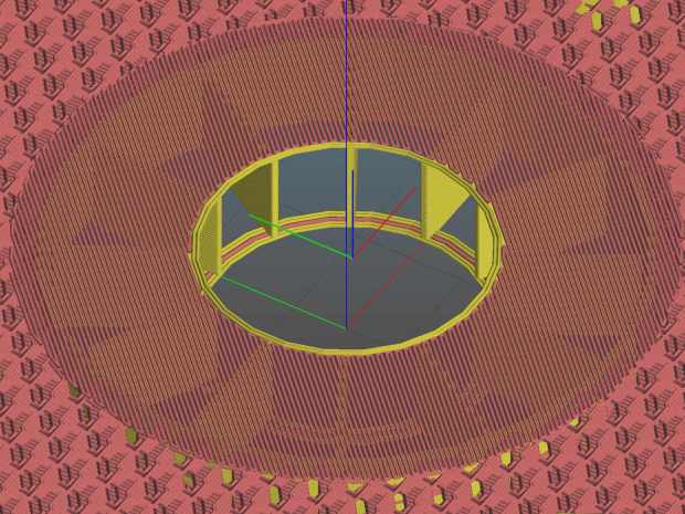 Can Lid Platform Feeder Mount - Slic3r - bridge layer