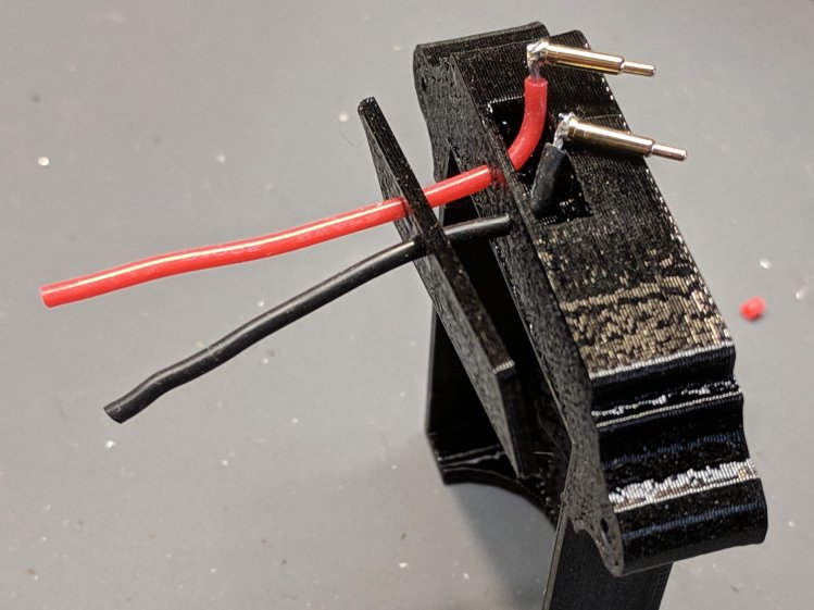 Astable - NP-BX1 holder - pogo pin soldering