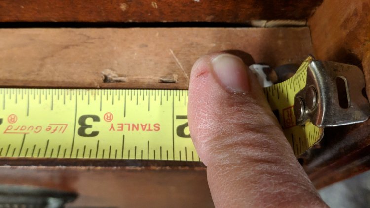 Drawer Stops - width measurement