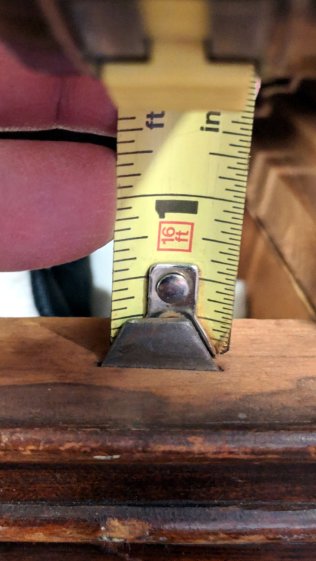 Drawer Stops - height measurement