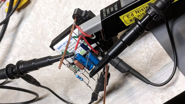 Astable - NP-BX1 base - current probe