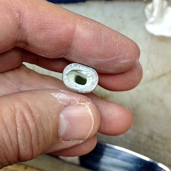 Sterling knife repair - handle socket