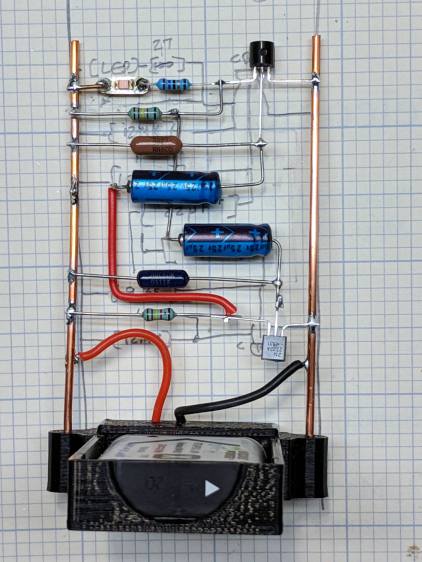 Astable - NP-BX1 base - detail