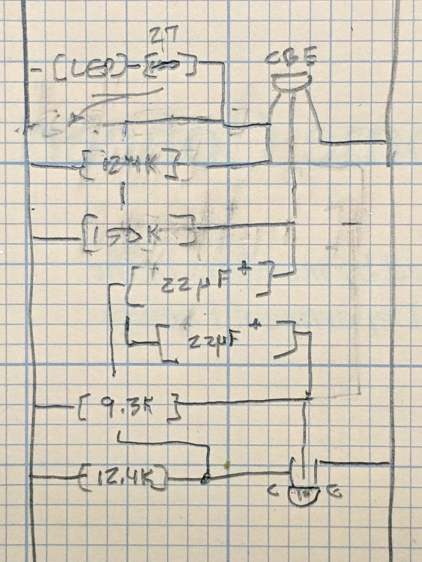 Astable - NP-BX1 base - schematic