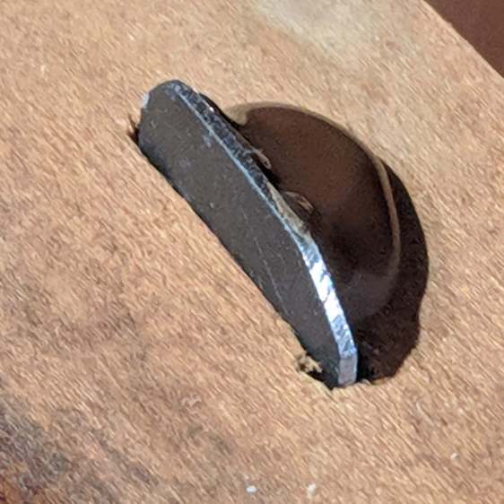 Drawer Stops - glue blob