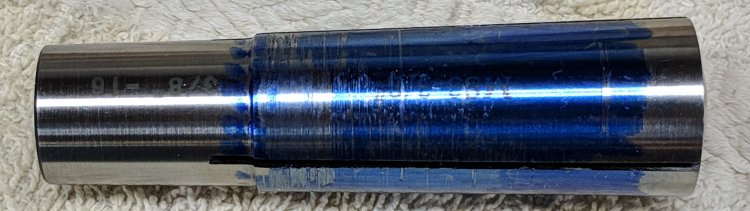 Minilathe - MT3 collet - taper test