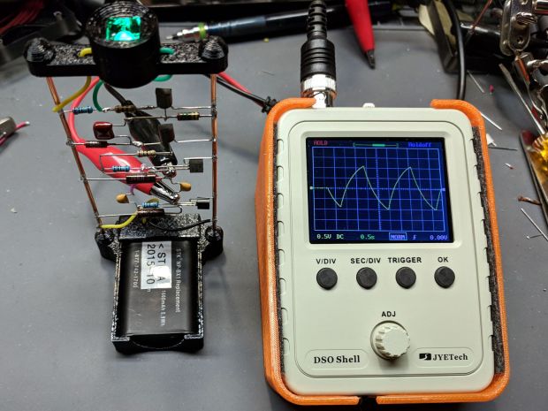 DSO150 - 2N7000 astable cap voltage