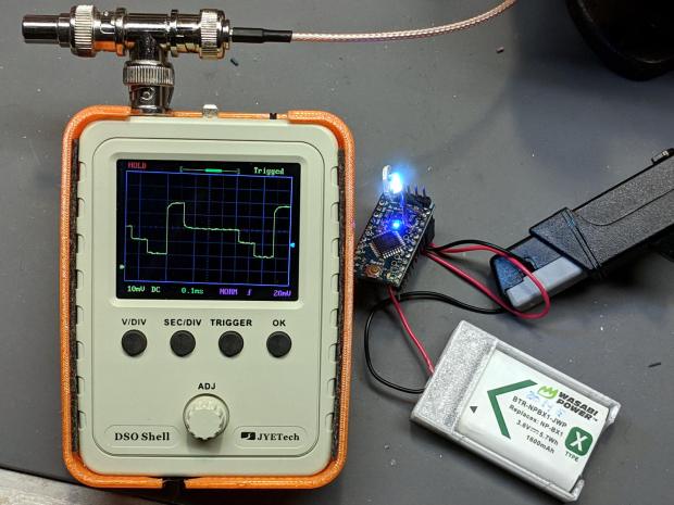DSO150 - Arduino Pro Mini - Neopixel current
