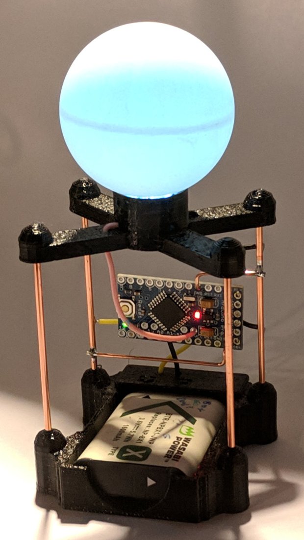 Arduino Pro Mini - NP-BX1 cell - SK6812 - blue phase