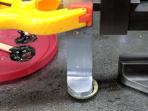 Juki TL-2010Q Needle LEDs - heatsink curing