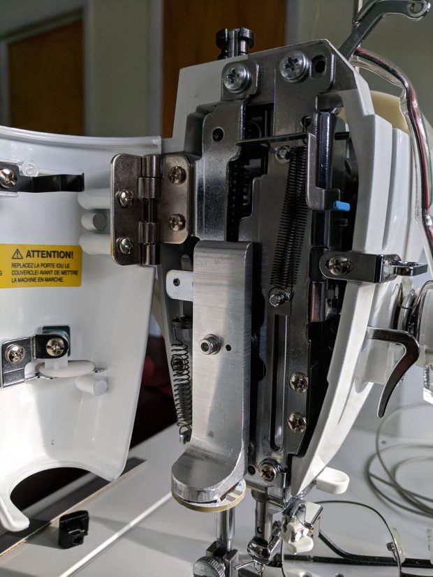 Juki TL-2010Q Needle LEDs - trial installation