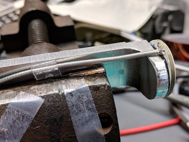 Juki TL-2010Q Needle LEDs - cable installation