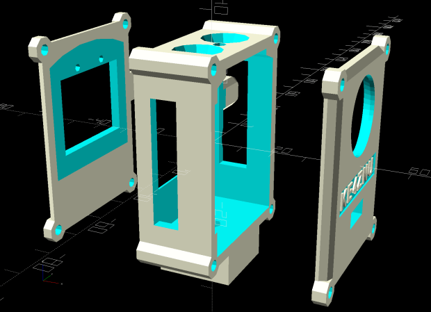 SJCAM M20 Mount - Show - shell sections