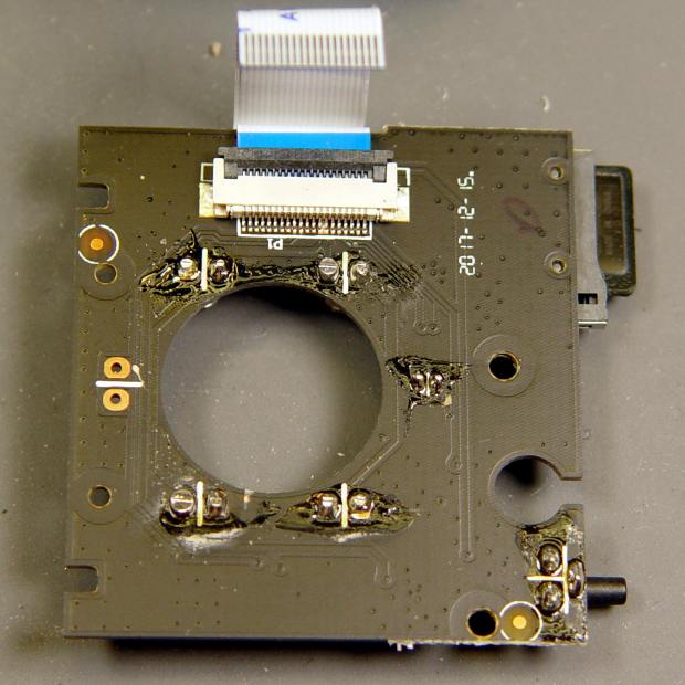 Wyze V2 - front PCB - LED pin soldering