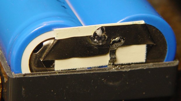 Sony NP-FM50 battery - rebuilt center strap