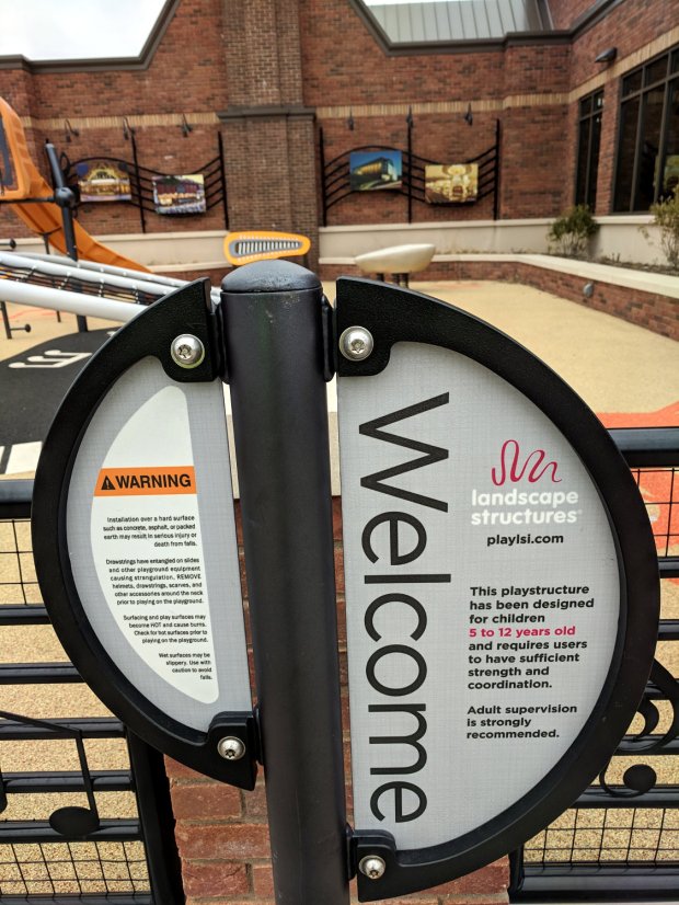 NYS Thruway rest area playground