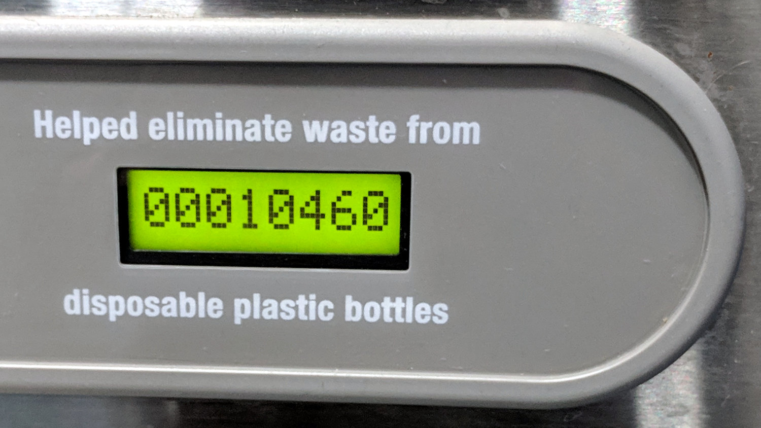 Gym water bottle refill station B - center