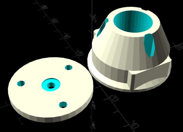 Collet Holder - LM12UU - solid model