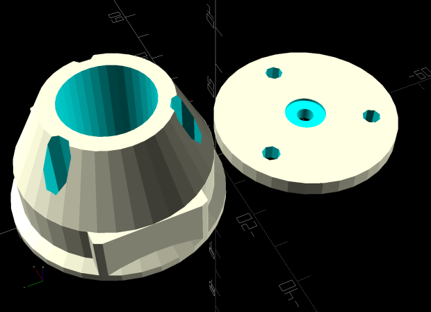 Drag Knife LM12UU holder - tapered end