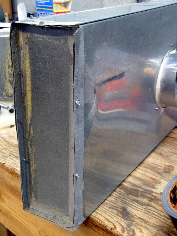 Dryer Vent - screws installed