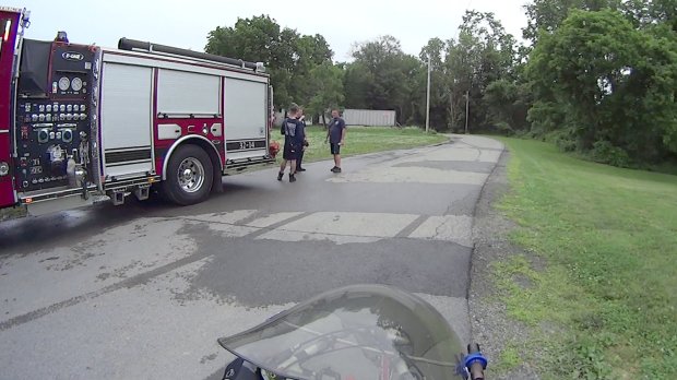 Fire Department Practice - Hose Engine