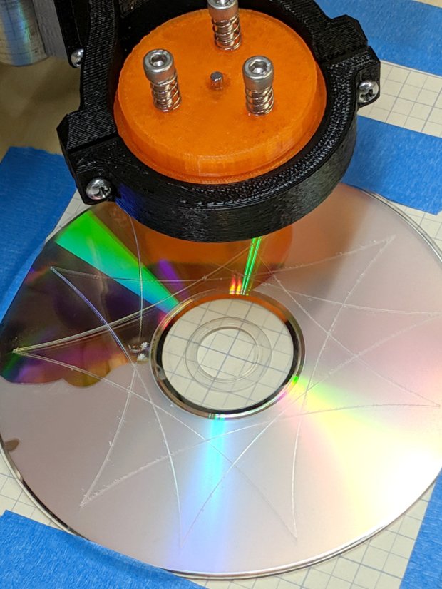 Diamond Scribe - LM3UU - Rev 1 - first light