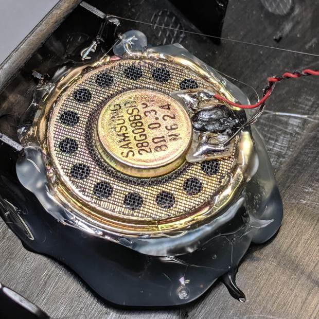 Ooma Telo 2 - replacement speaker installed