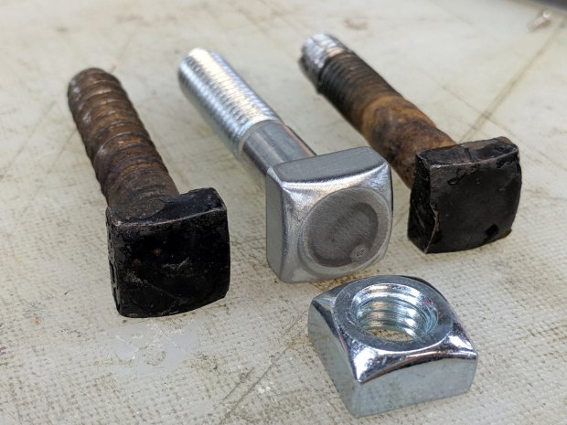 Patio railing - square head bolt - lineup