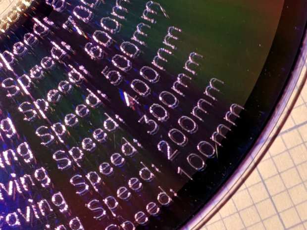 Diamond Scribe - LM3UU - arc text - first light