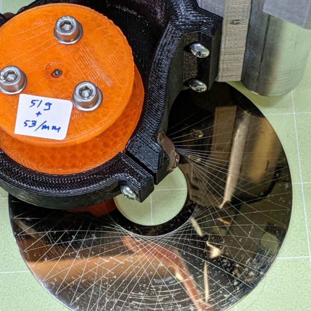 Diamond Scribe - LM3UU - Rev 2 - first light