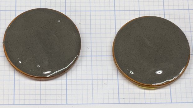 Shower Curtain Anchor - epoxy curing