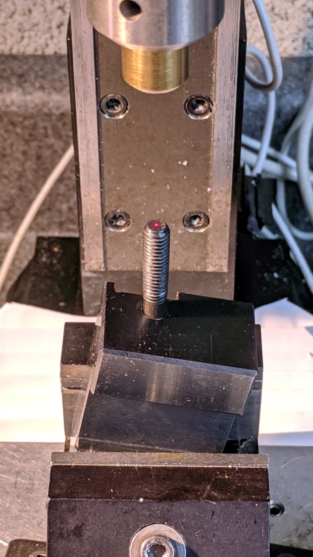 Lathe Cutoff Tool - aligning to screw