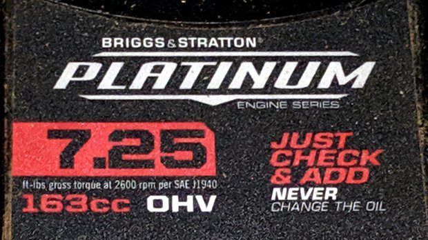 Mower Engine - never change the oil