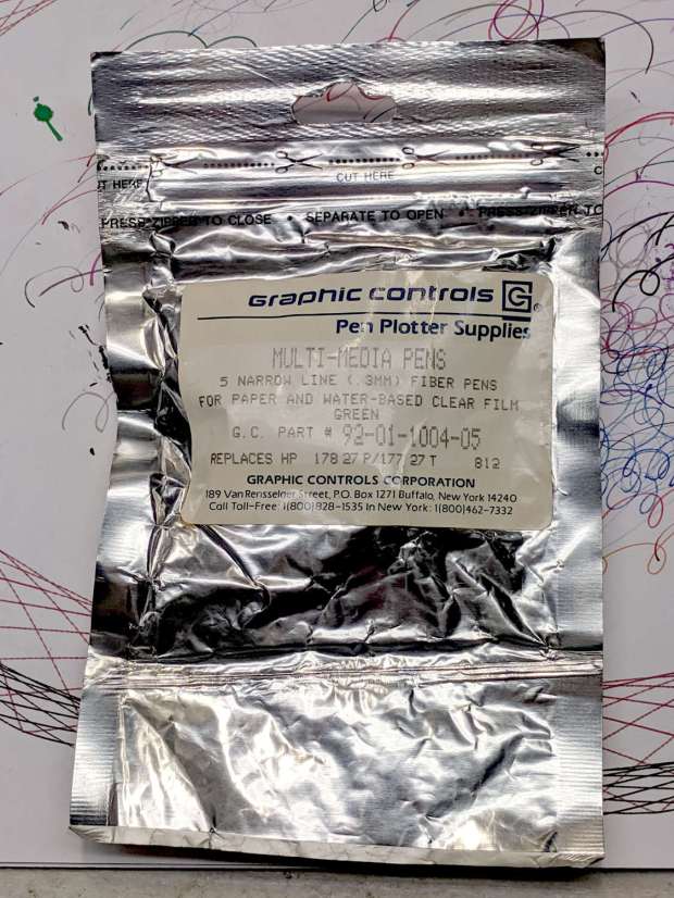 HP 7475A Plotter - NOS Green pen package