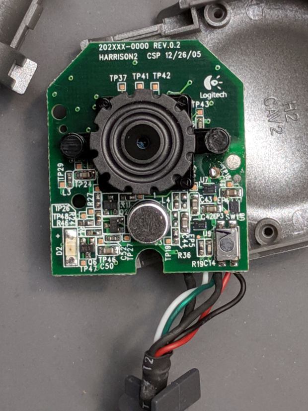 Logitech V-UGB35 USB Camera - PCB front