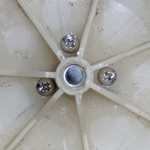 Bath Vent Fan - mount ring - test fit - top