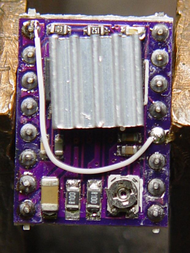 CAMTool V3.3 - DRV8825 wired for 8 ustep mode