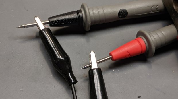 Black Dual Alligator - test setup