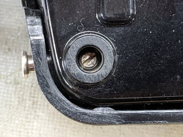 Kenmore 158 - Pedal pivot screw - in place