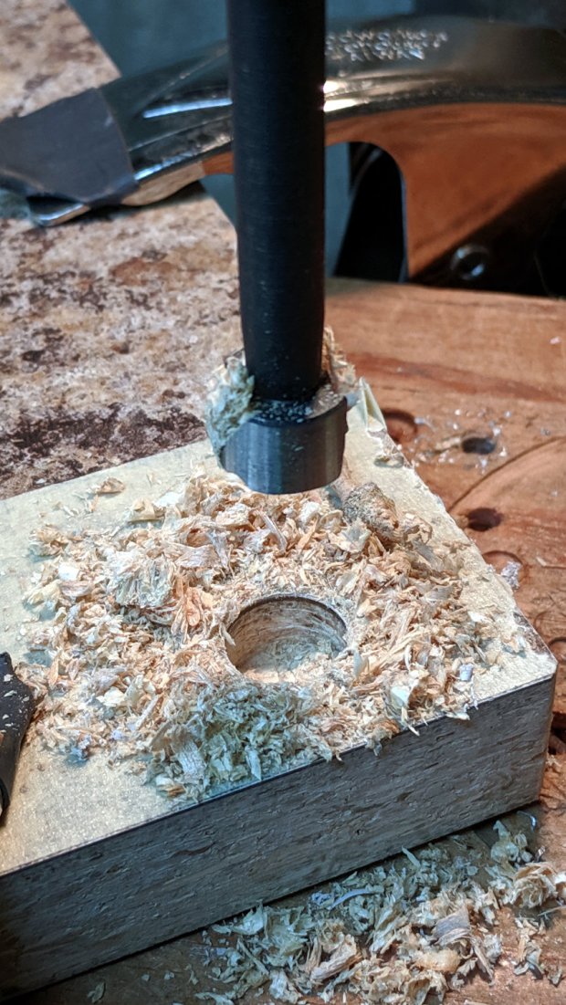 CNC 3018 Table Riser - screw countersink