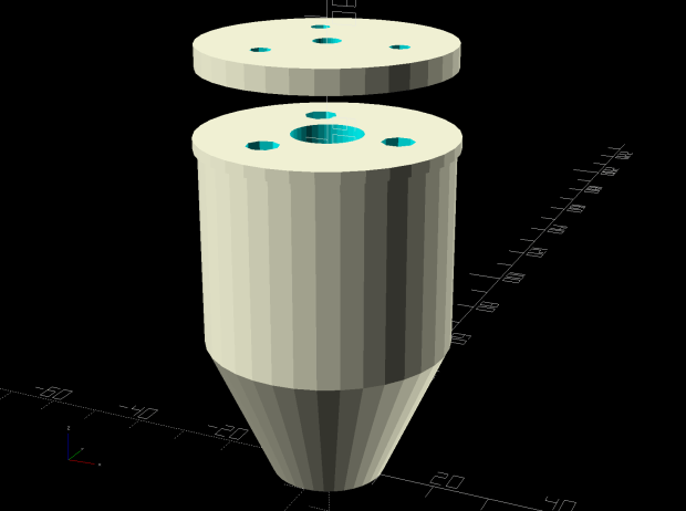 Diamond Scribe - Mount - solid model