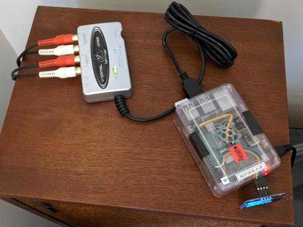 RPi streamer - Behringer UCA202 USB audio box