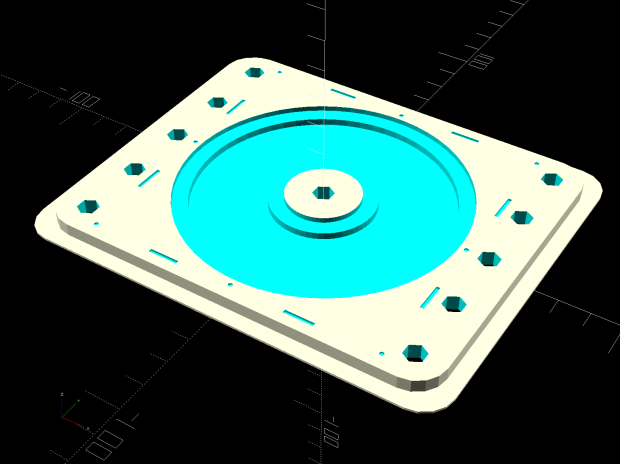 Platter Fixtures - Hard Drive on 3018