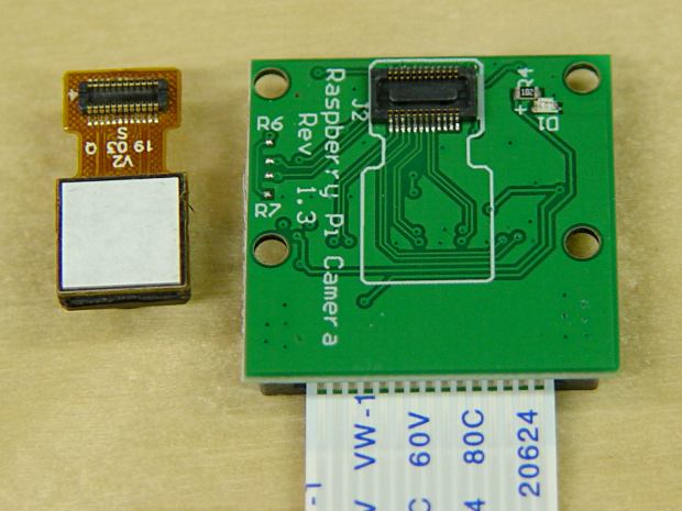 RPi V1 camera adhesive