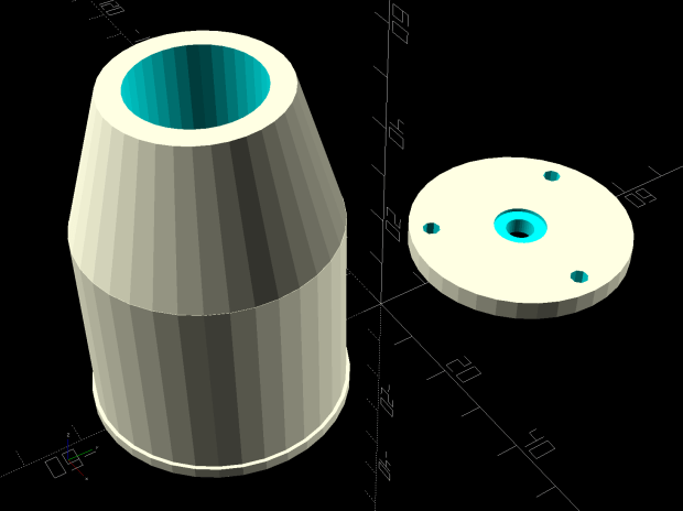 CNC 3018-Pro Collet Holder - LM12UU - solid model